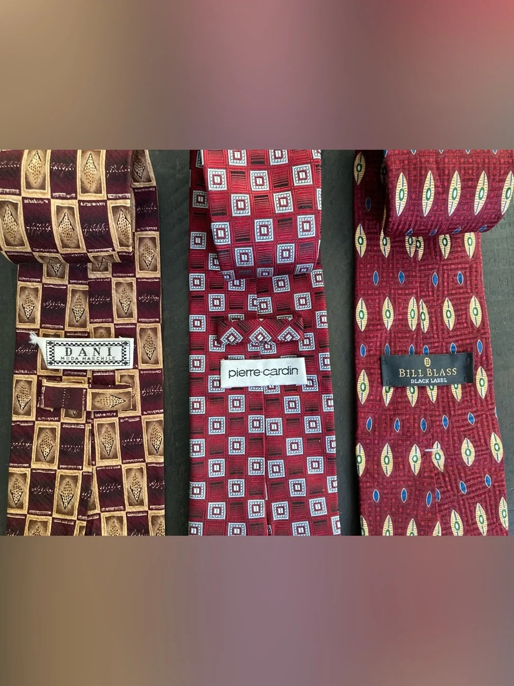 Men's and 100% Silk Ties - Assorted sizes and brands